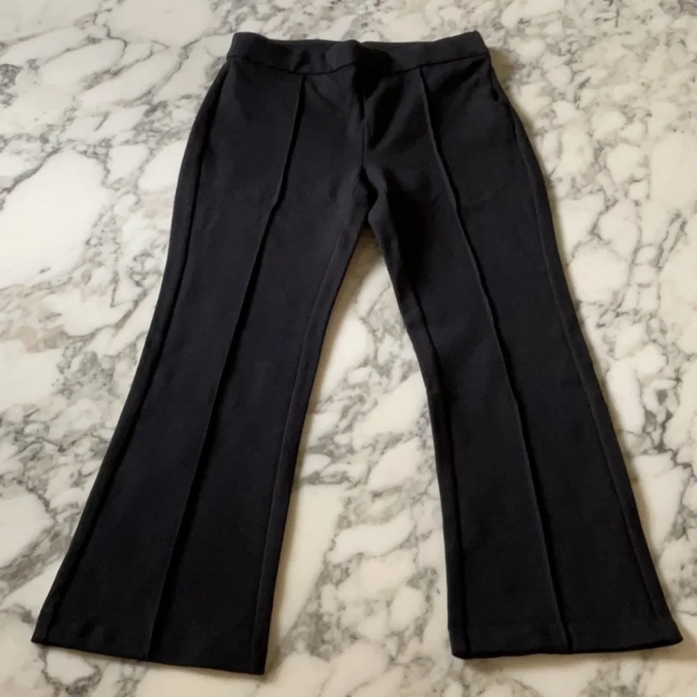 NWT J. Crew Women’s Stretch Crop Flare Ponte Pant Sz 2 rip and broken zipper